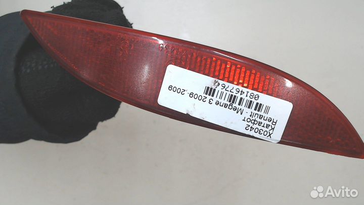 Катафот Renault Megane 3 2009, 2009