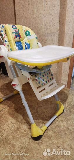 Стульчик для кормления chicco polly