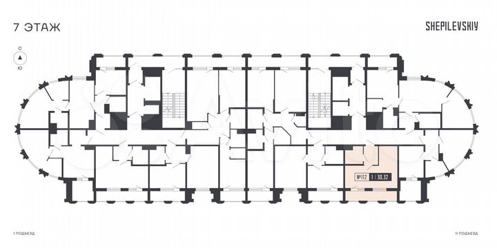 Квартира-студия, 30,3 м², 7/24 эт.