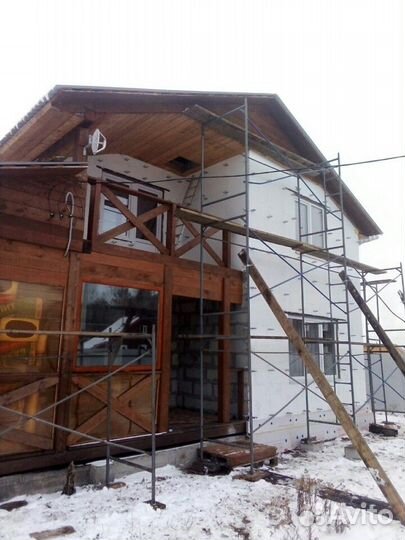 Монтаж сайдинга фасадные работы