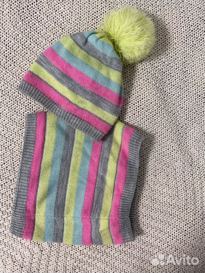 Комплект шапка, шарф