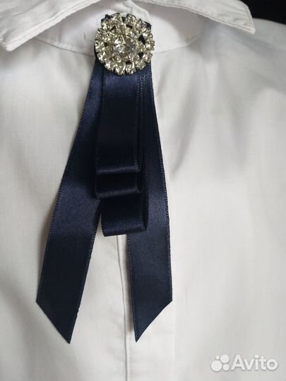 Школьная блузка белая 140