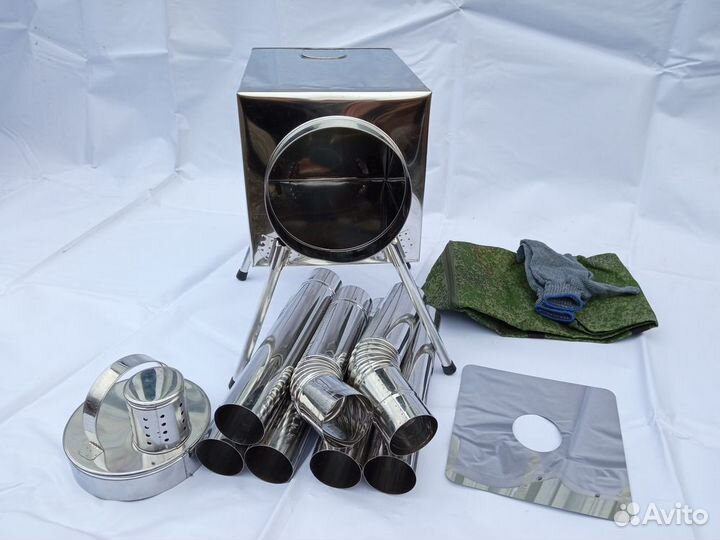 Печь походная Малая на 15 литров без экранов