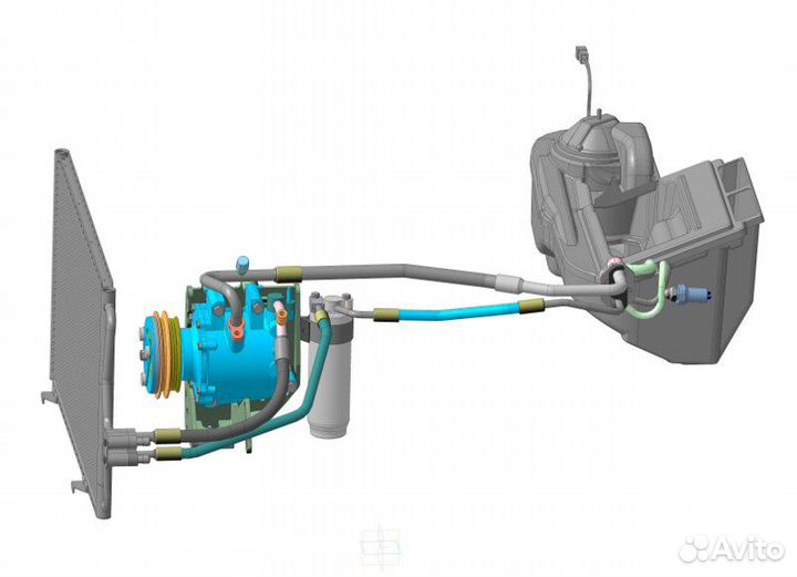Комплект Авто Кондиционера Нива
