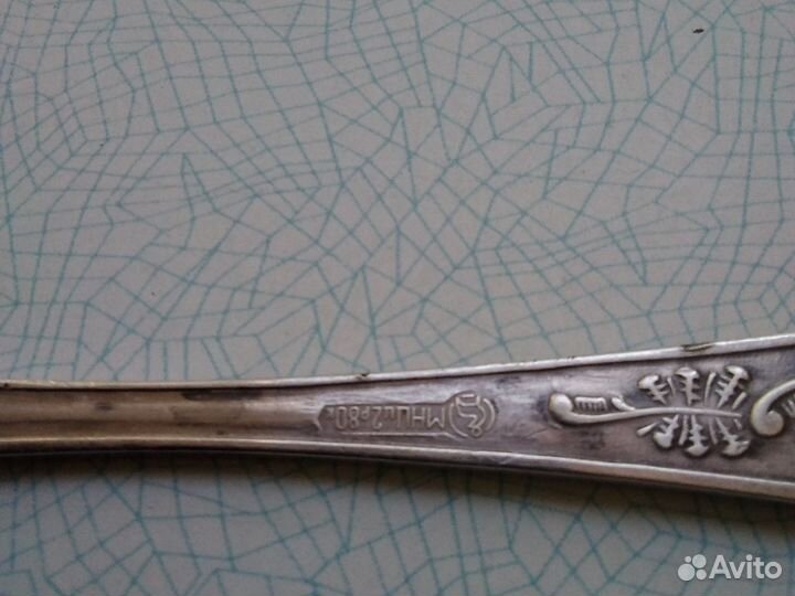 Ложка мельх, набор для суши