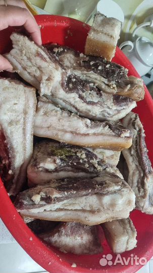 Сало солёное домашнее