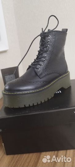 Ботинки берцы новые кожа натуральная