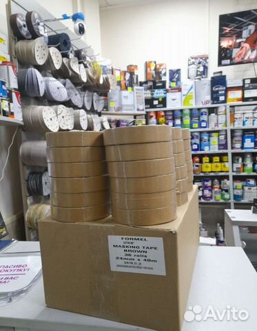 Скотч малярный 24мм 40м 36шт в упаковке