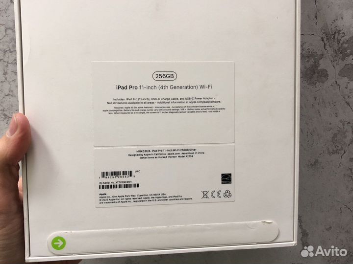 Новый Apple iPad Pro 11-inch Wi-Fi 256GB Silver