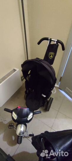 Детский трехколесный велосипед lamborghini