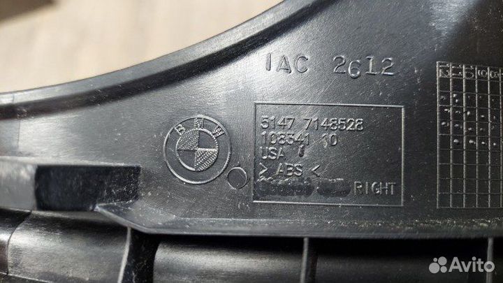 Накладка на порог салона Bmw X5 4.8I E70 N62N 4.8I