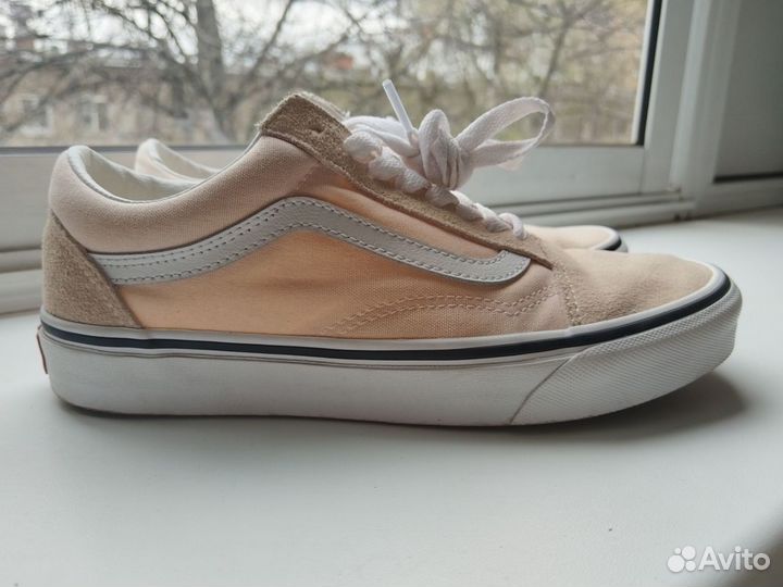 Кеды Vans old skool светлые