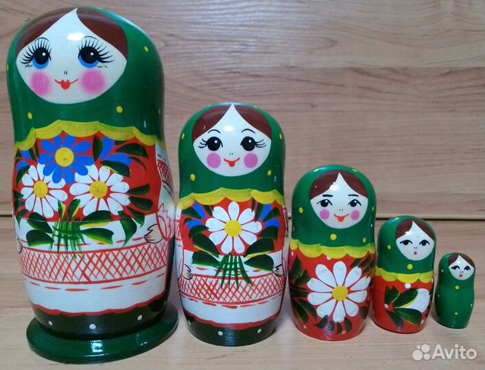 Матрешки 5в 1 большие