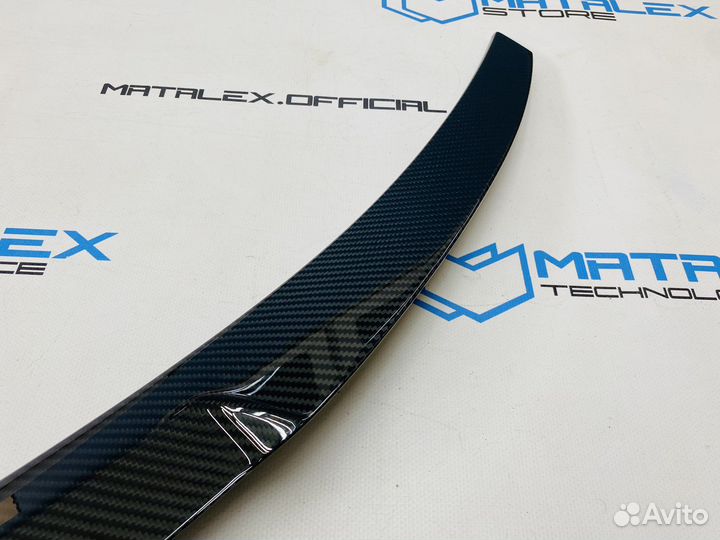 Спойлер BMW F30, M4 стиль, сухой карбон