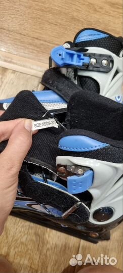 Коньки раздвижные 29-32