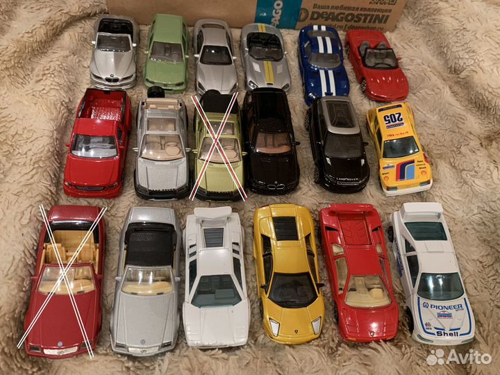 Модели зарубежных автомобилей 1:43