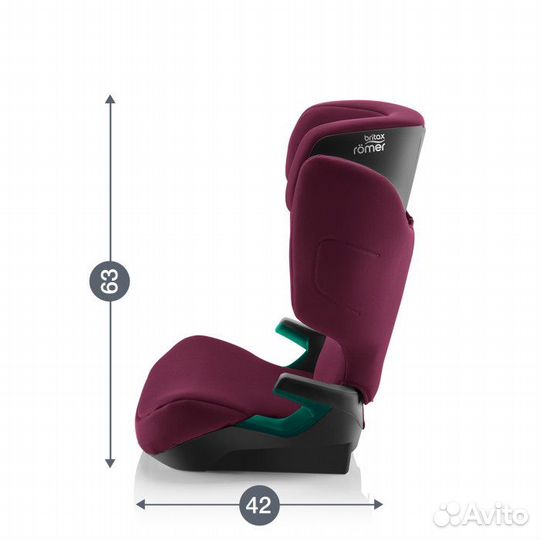 Автокресло Britax Romer Adventure Plus Burgund Red