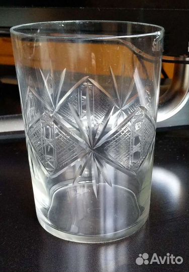 Стакан Хрусталь в подстаканник СССР каталог 1950г