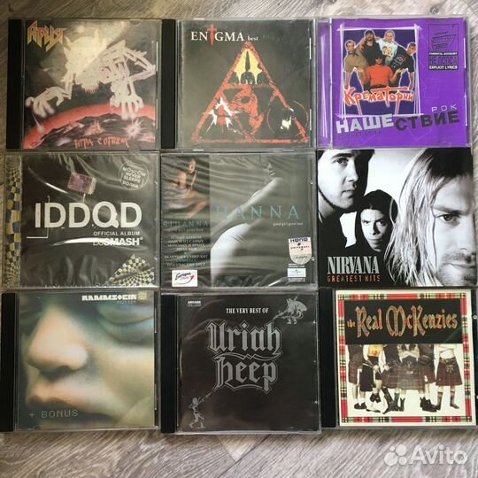 CD MP3 диски рок техно поп транс метал
