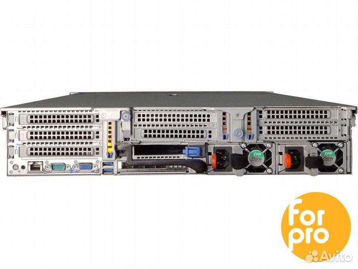 Сервер dell R740xd 24SFF 2x6162Plat 192GB, H730p