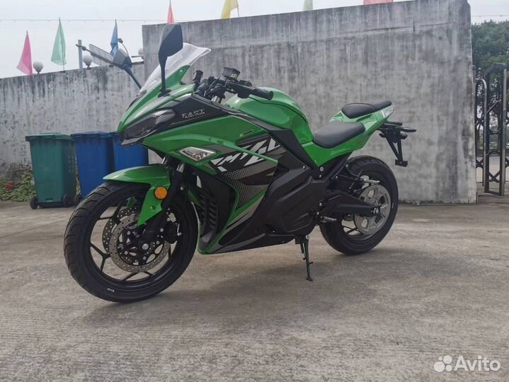 Электромотоцикл R3 eliq + 1 акб (72v 50ah)