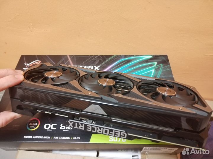 Видеокарта asus rog strix 3070