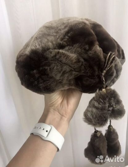 Шапка женская мутон