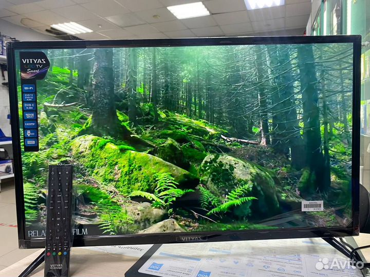 Телевизор smart tv 4k full hd 32 Витязь к1