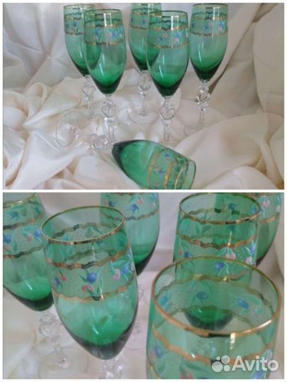 Бокалы, фужеры, стопки винтаж. Разные