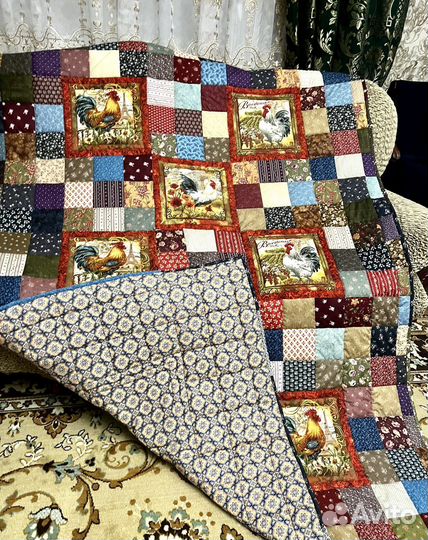 Лоскутное одеяло покрывало Народные мотивы