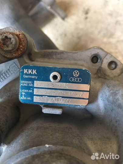 Турбина на vag оригинал Audi Volkswagen
