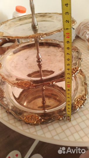 Этажерка для фруктов трехярусная, конфетница