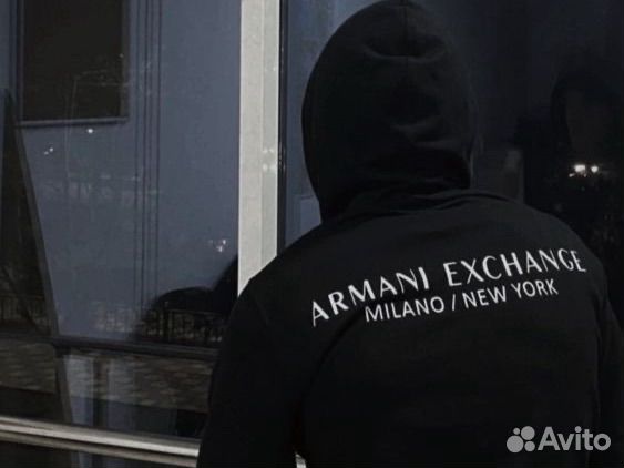 Зип худи Armani Exchange Milano New York