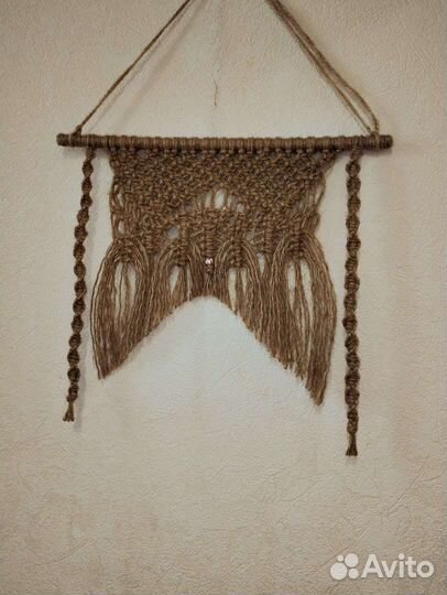 Ручной работы макраме панно, 37/33 см