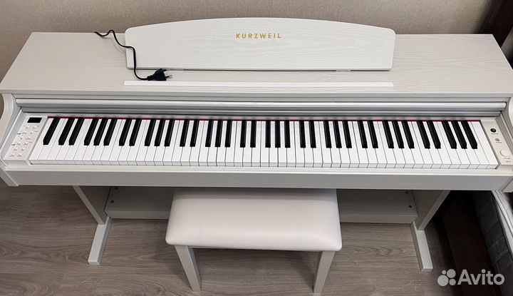 Цифровое пианино Kurzweil M115 белое с банкеткой