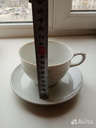 Кружка с блюдцем