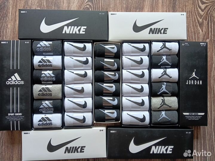 Носки Nike Lacoste Fila Reebok