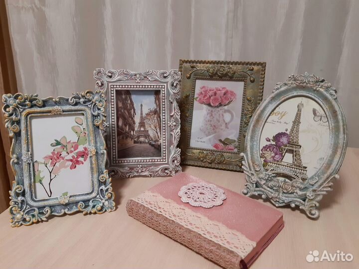 Фоторамочки в стиле Прованс ручной работы(декупаж)