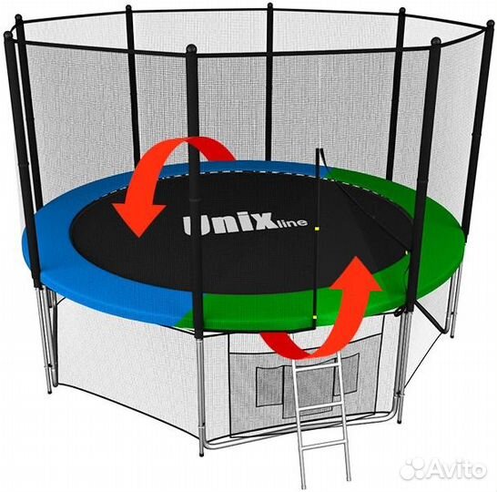 Батут Unix line Classic 8 ft outside