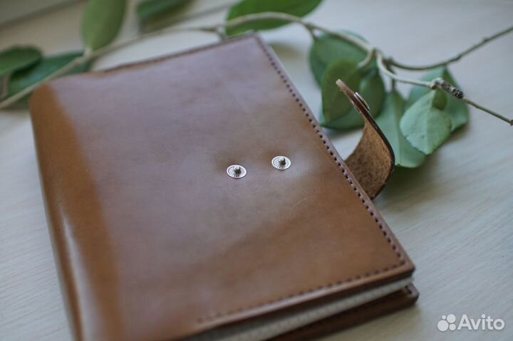 Кожаный блокнот ручной работы