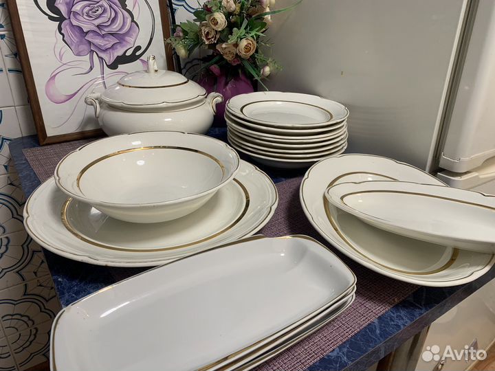 Набор столовой посуды СССР (зик)