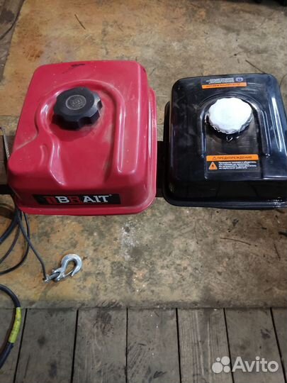 Бак, глушитель, воздухофильтр