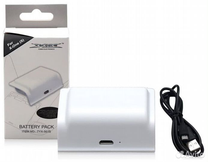 Xbox One Аккумулятор и кабель 400mAh Новый