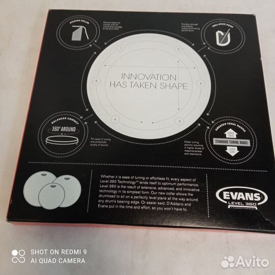 Пластик для барабана 10