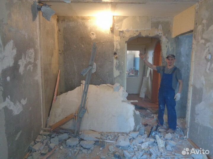 Демонтаж,Демонтажные работы,вывоз мусора