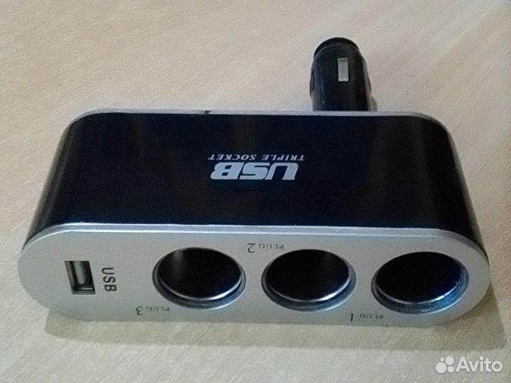 Разветвитель в прикуриватель с USB