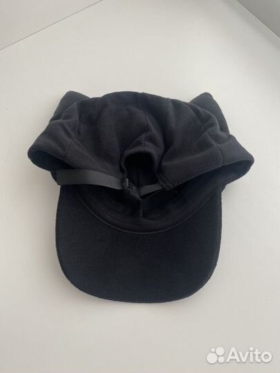 Кепка женская флисовая. Кепка кошка