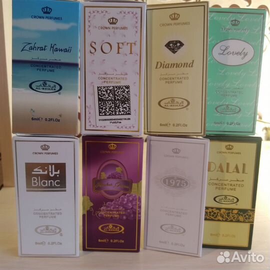 Арабские масляные духи 6, 10 мл