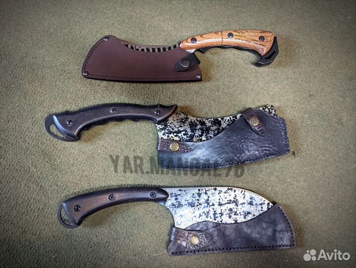 Нож тяпка для мяса и овощей