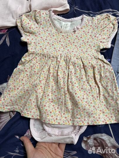 Летние вещи на девочку 68 74